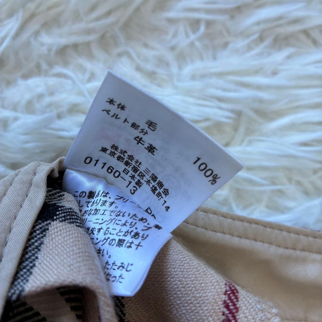 バーバリーブルーレーベル　ミニスカート　Sサイズ　プリーツ　ノバチェック　Y2K