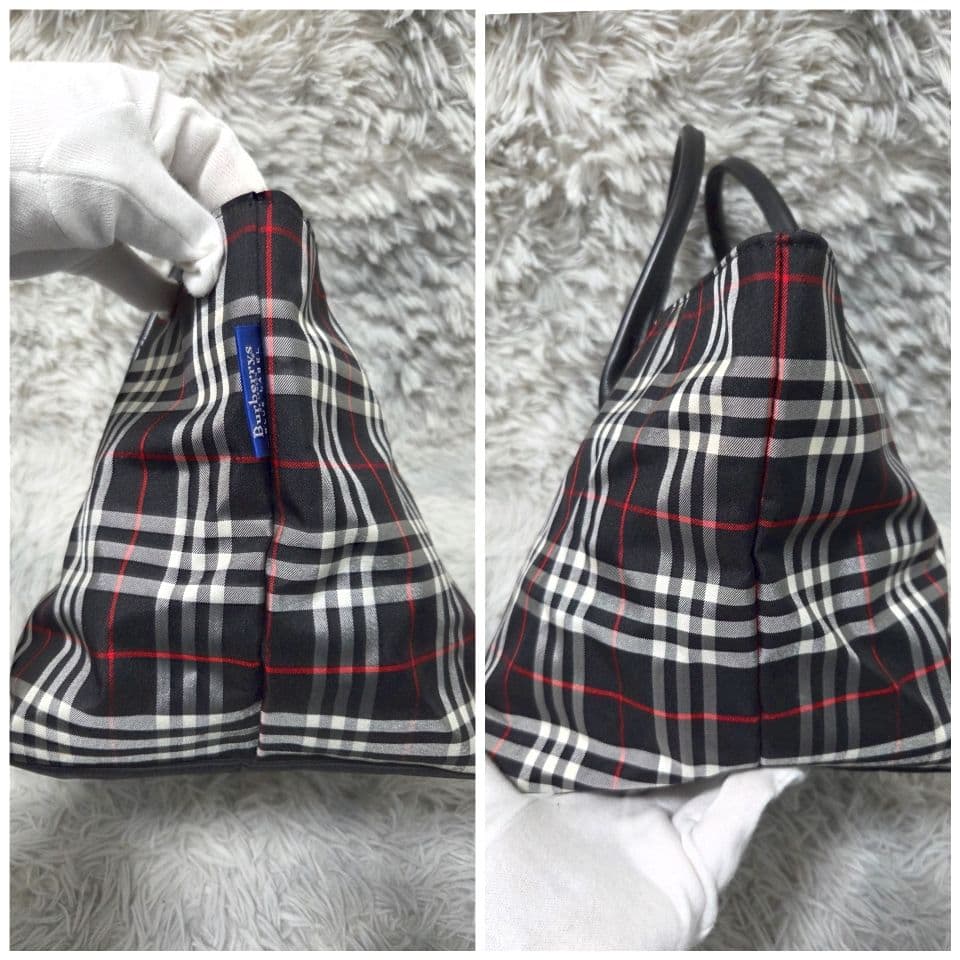 極美品❀BURBERRY BLUE LABEL ノバチェック 大きめトートバッグ