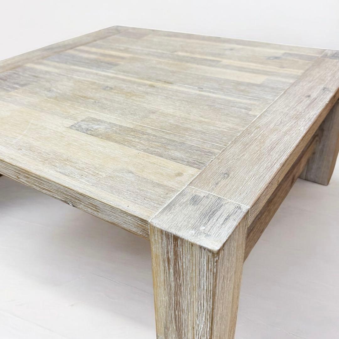 廃盤　unico　ウニコ　MANOA　マノア　ローテーブル　W750　無垢材