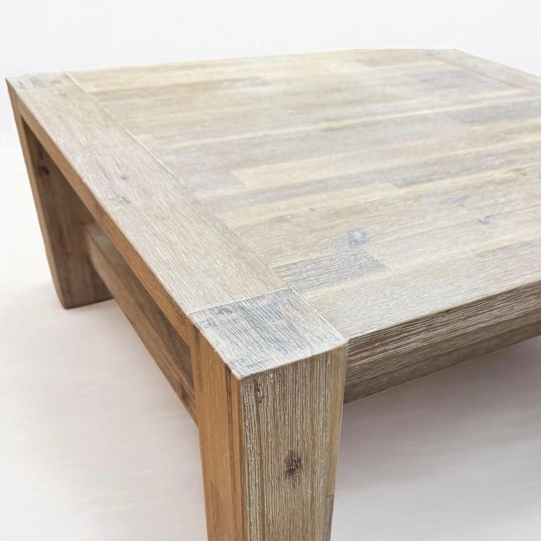 廃盤　unico　ウニコ　MANOA　マノア　ローテーブル　W750　無垢材
