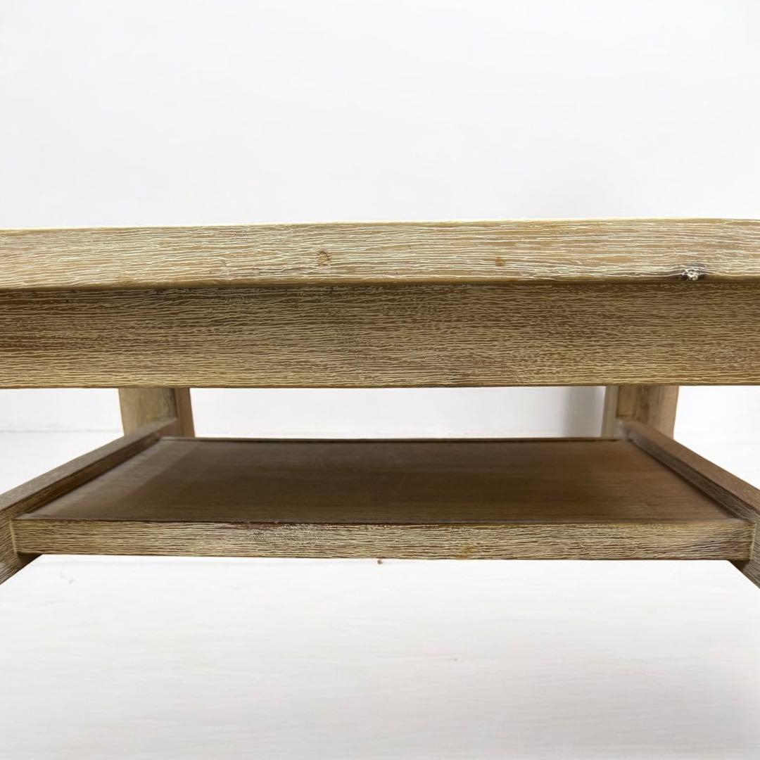 廃盤　unico　ウニコ　MANOA　マノア　ローテーブル　W750　無垢材