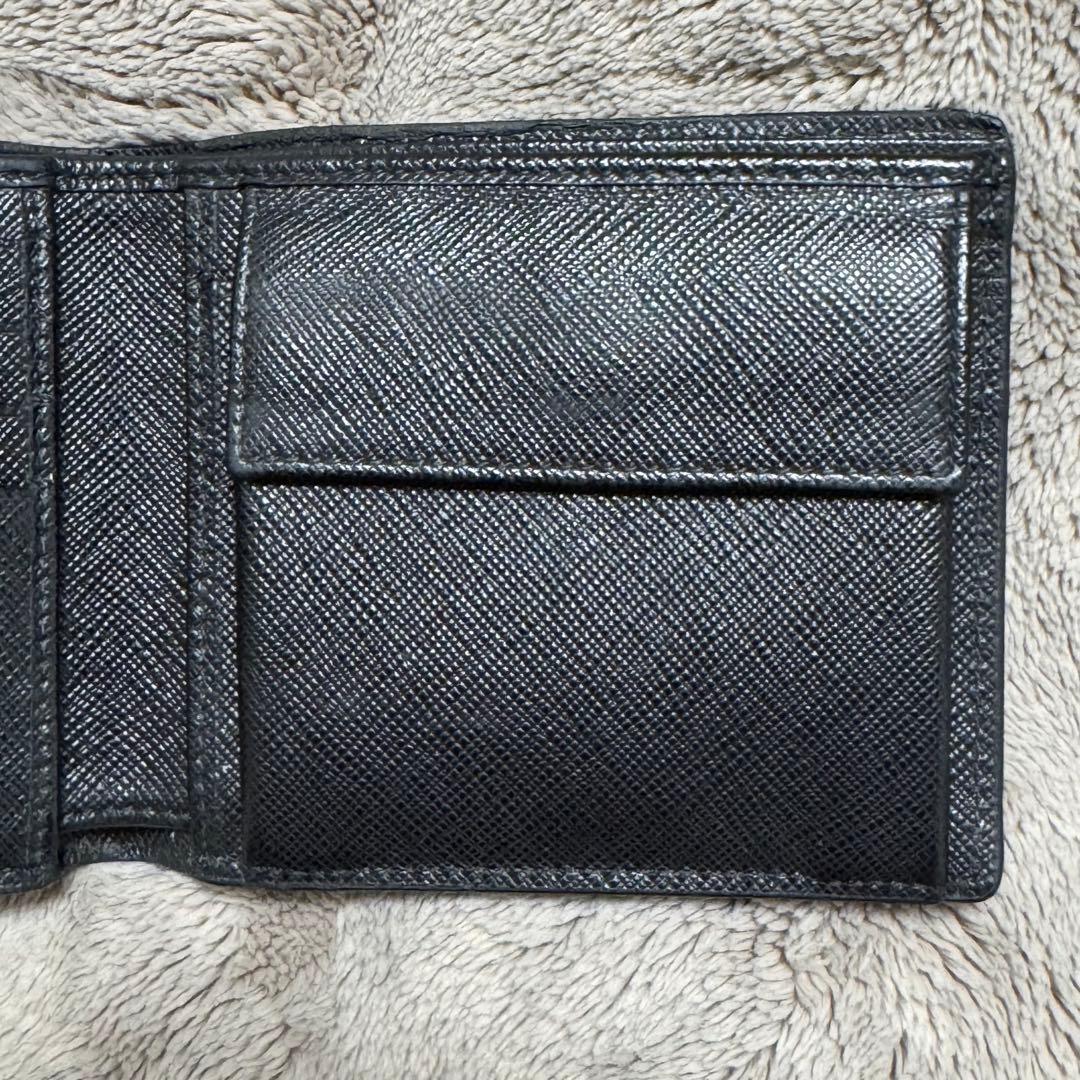 PRADA ブラック 二つ折り財布