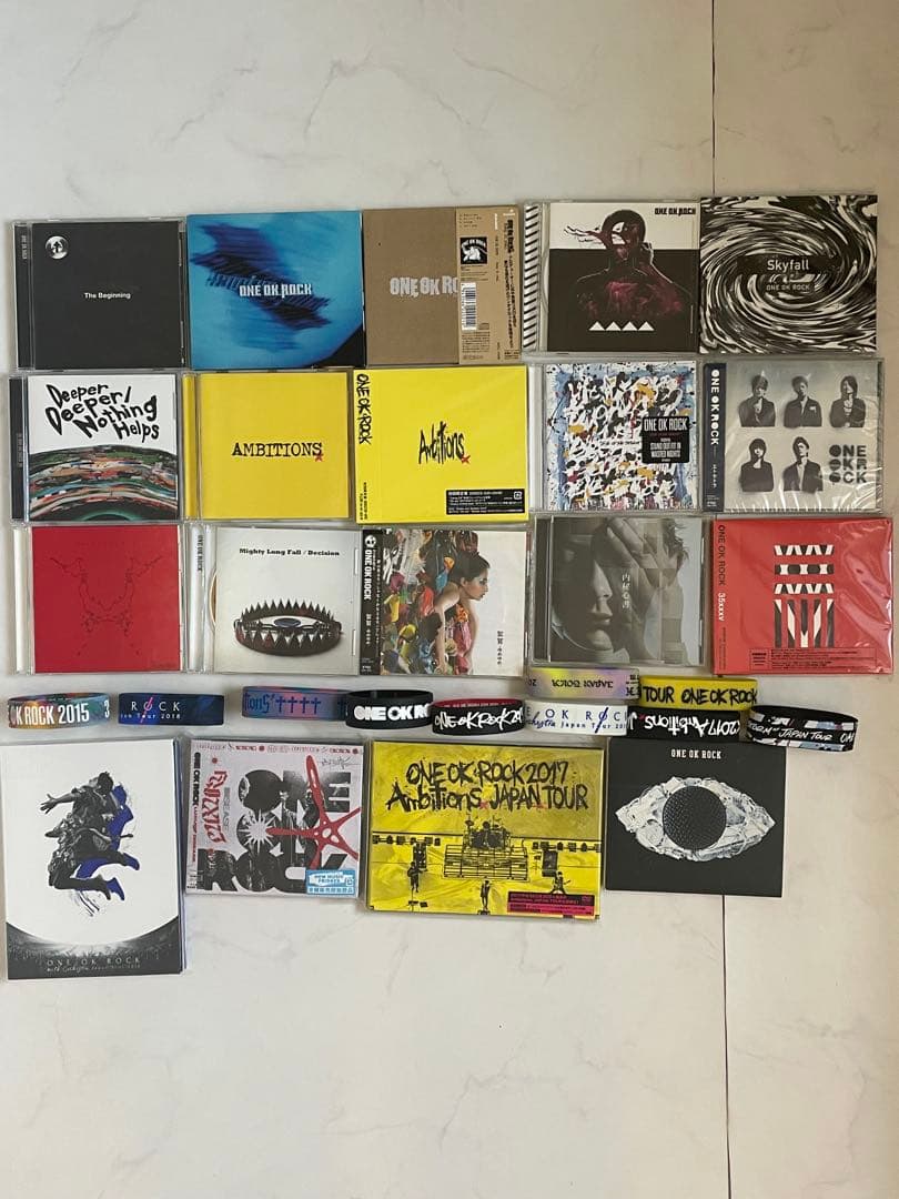 ONE OK ROCK アルバムCDラバーバンドセット