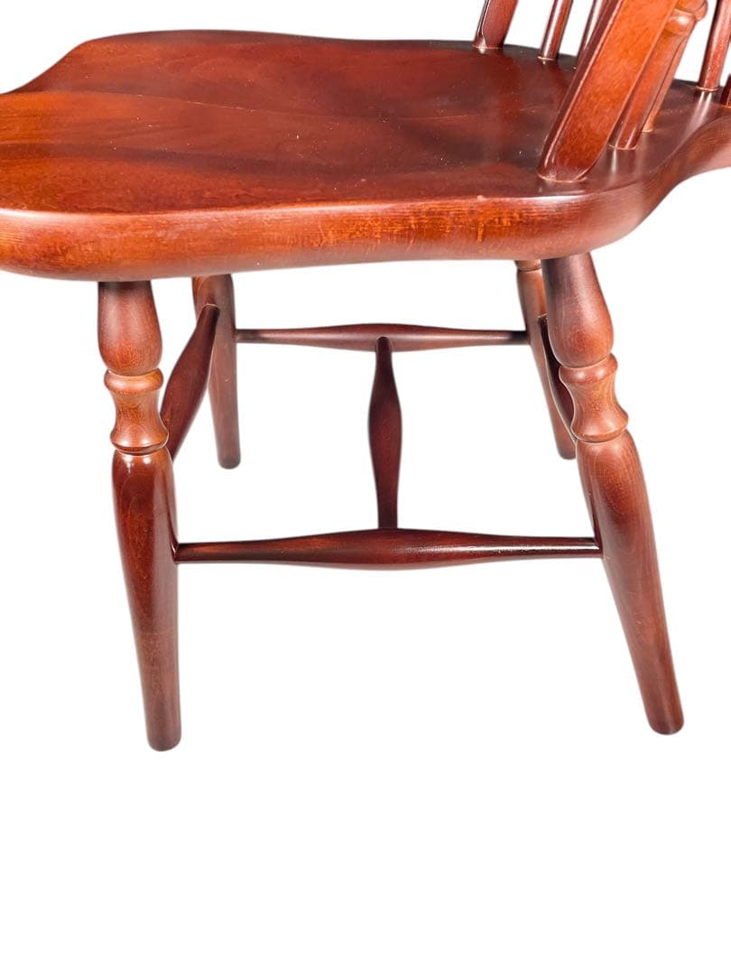 HR629 秋田木工【訳あり】ウィンザーチェア　ボウバック　ダイニングチェア