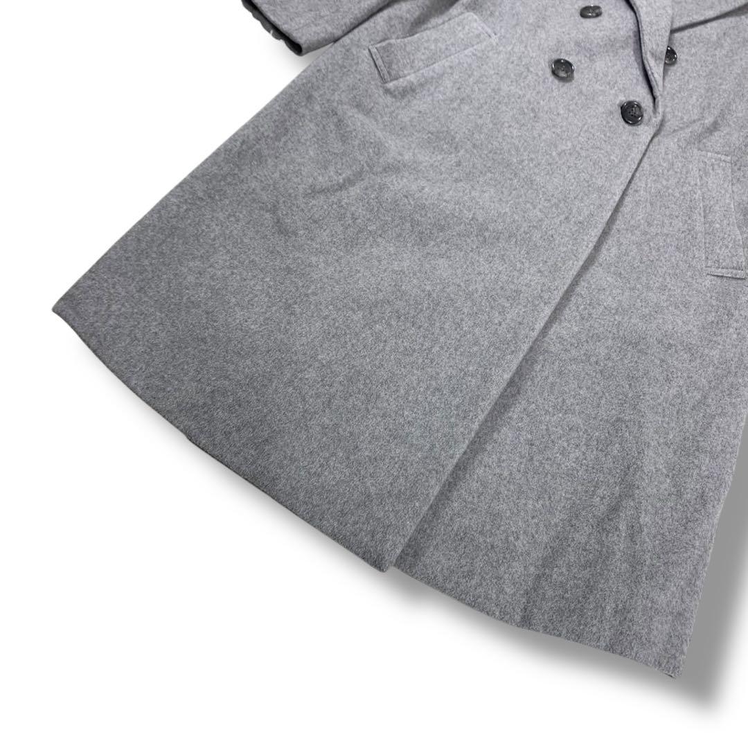 近年モデル・美品✨セオリーリュクス チェスターコート ダブル ウール グレー M