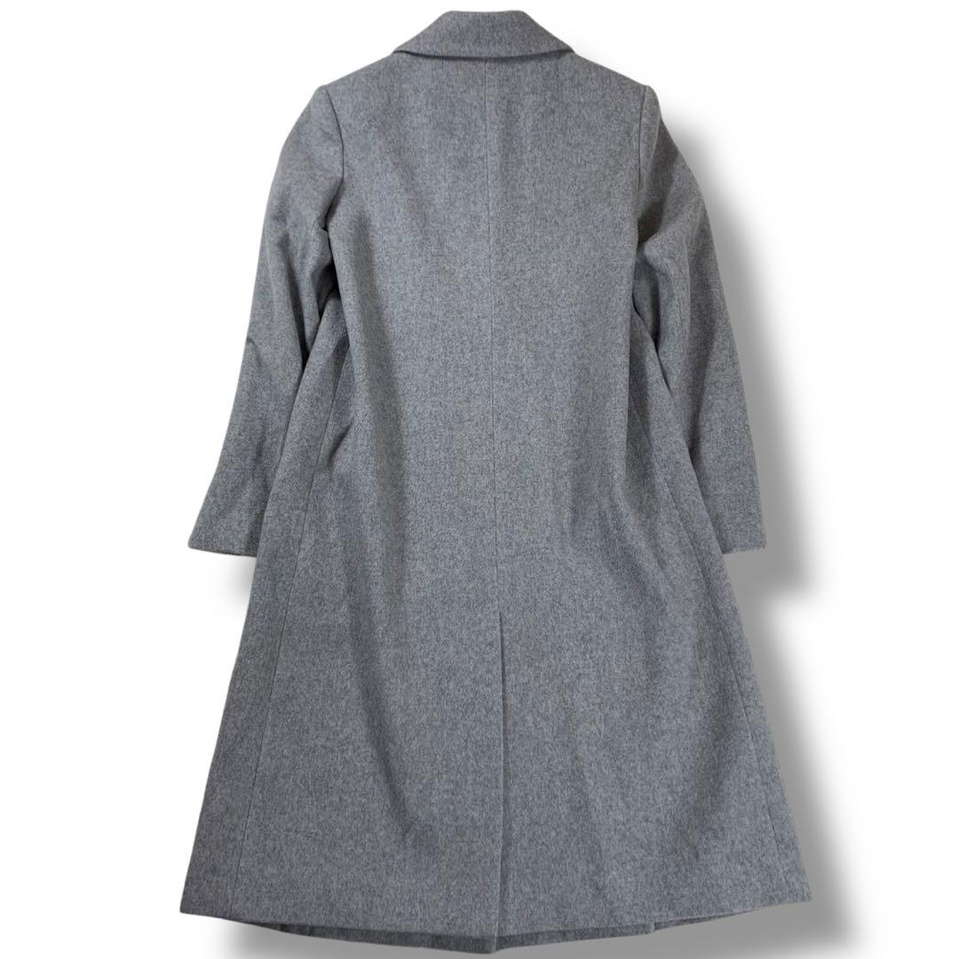 近年モデル・美品✨セオリーリュクス チェスターコート ダブル ウール グレー M