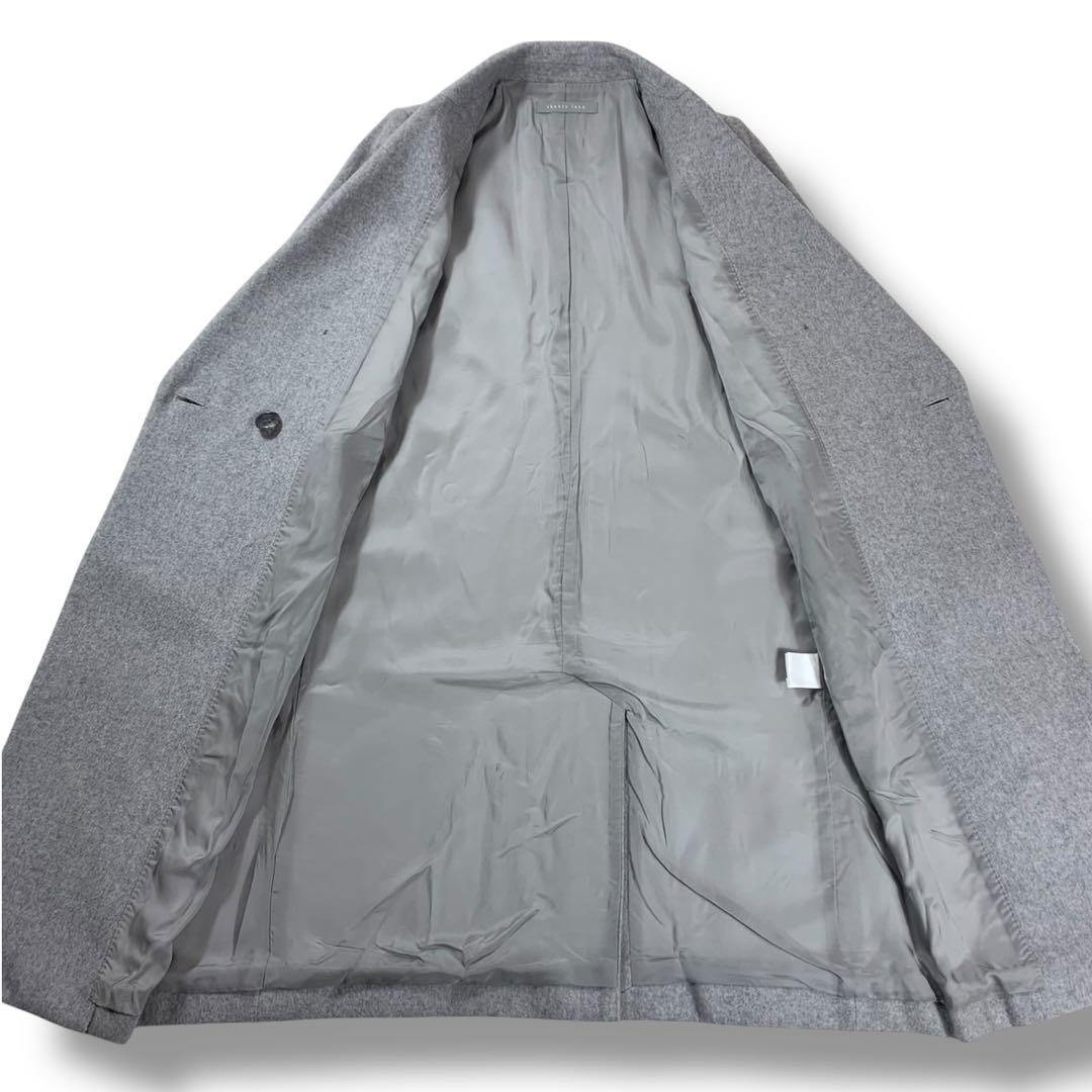 近年モデル・美品✨セオリーリュクス チェスターコート ダブル ウール グレー M