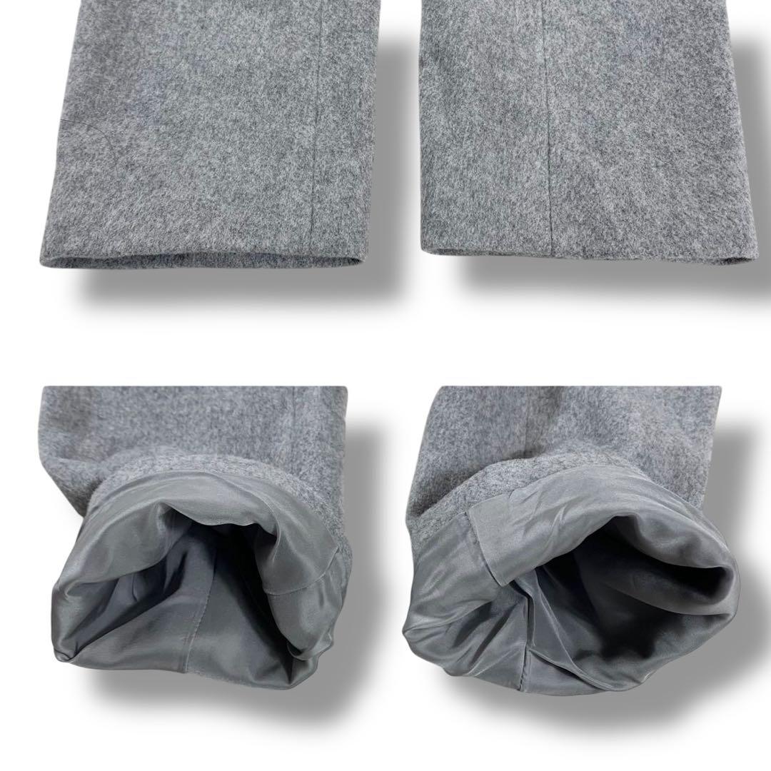 近年モデル・美品✨セオリーリュクス チェスターコート ダブル ウール グレー M