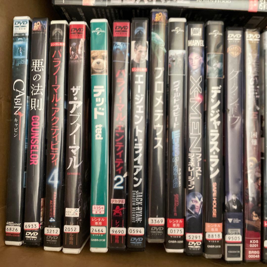 レンタル落ちDVD まとめ売り
