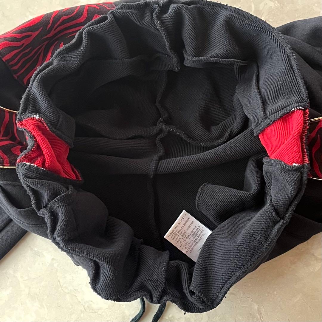 チャンピオン 魔裟斗 スウェット上下セット タイガー 柄 黒×赤×金 ジャージ