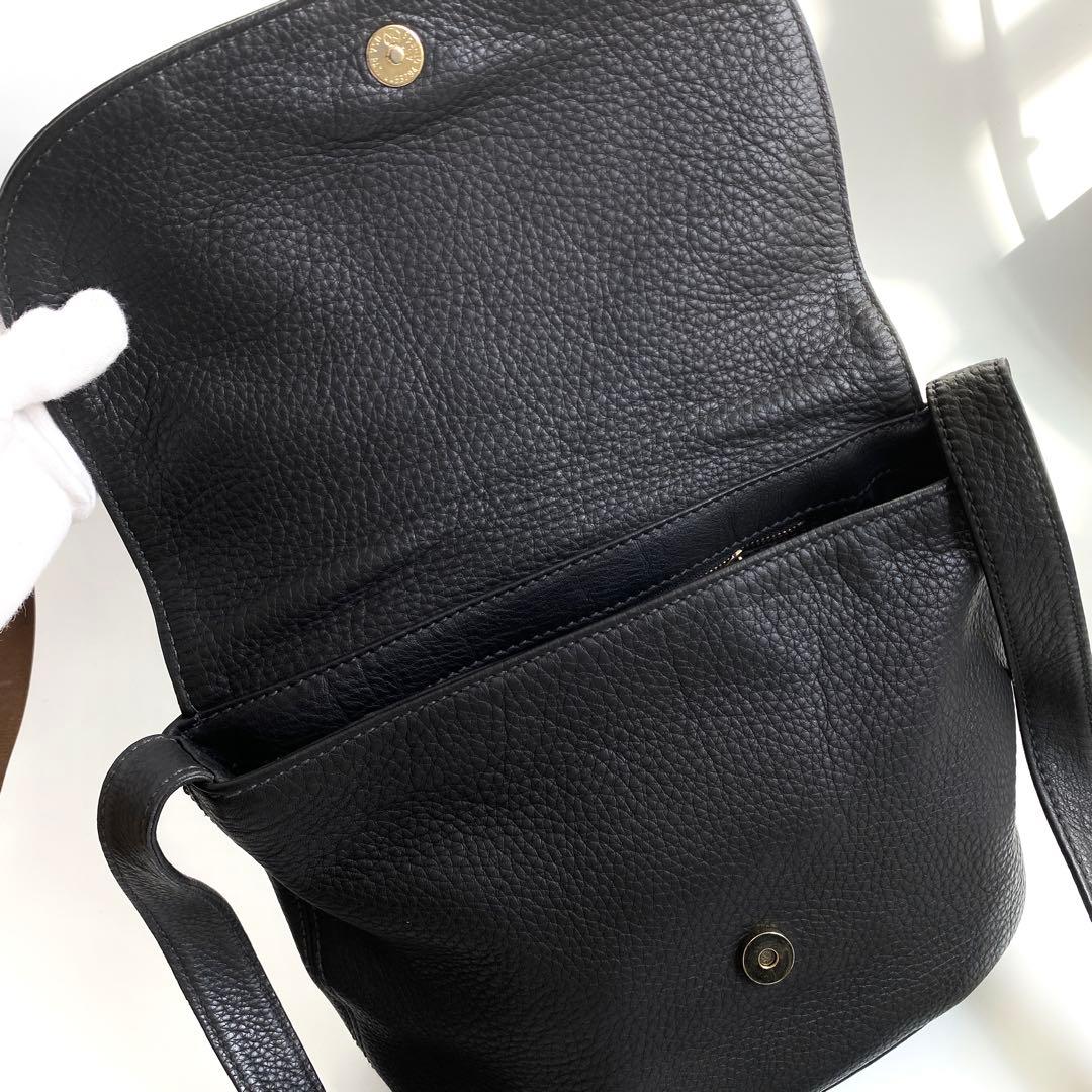 美品COACH オールドコーチ ショルダーバッグ クロスボディ シボ革 4935