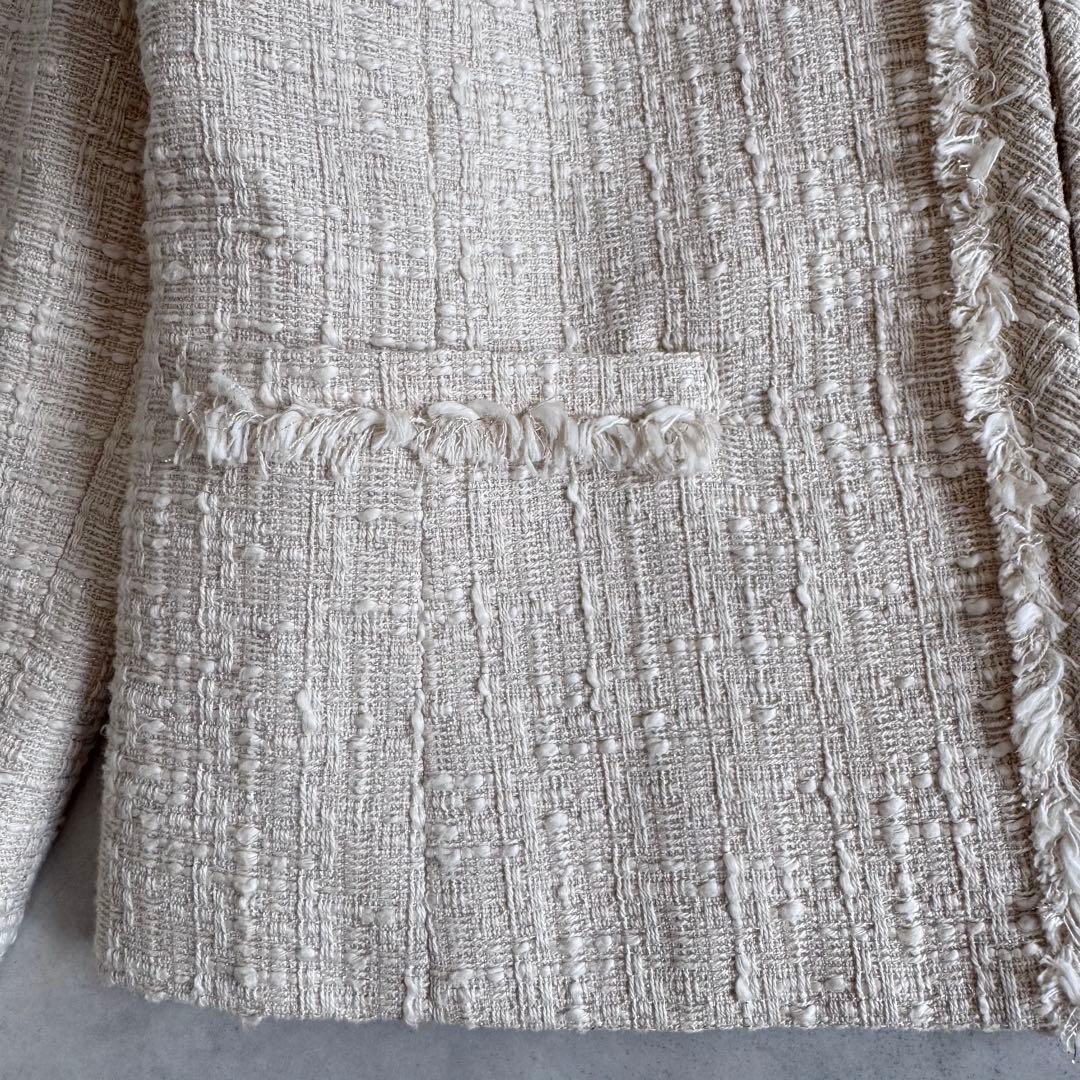 極美品▲定価2.8万▲Demi Luxe BEAMS ツイードジャケット L