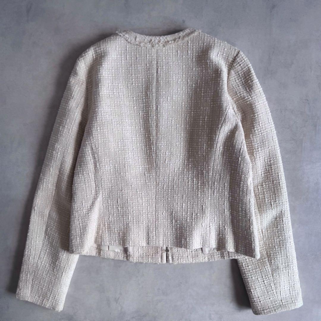 極美品▲定価2.8万▲Demi Luxe BEAMS ツイードジャケット L