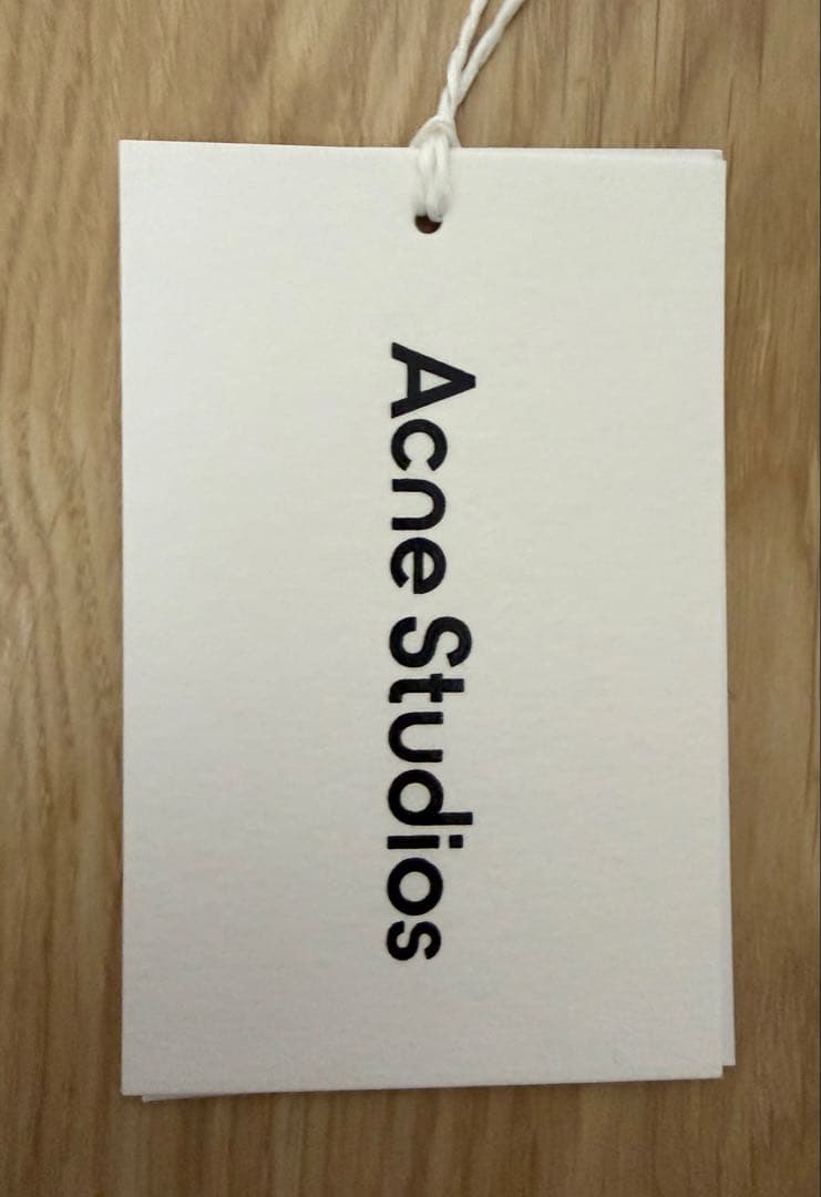 Acne Studios フリンジスカーフ クリーム色　マフラー　白