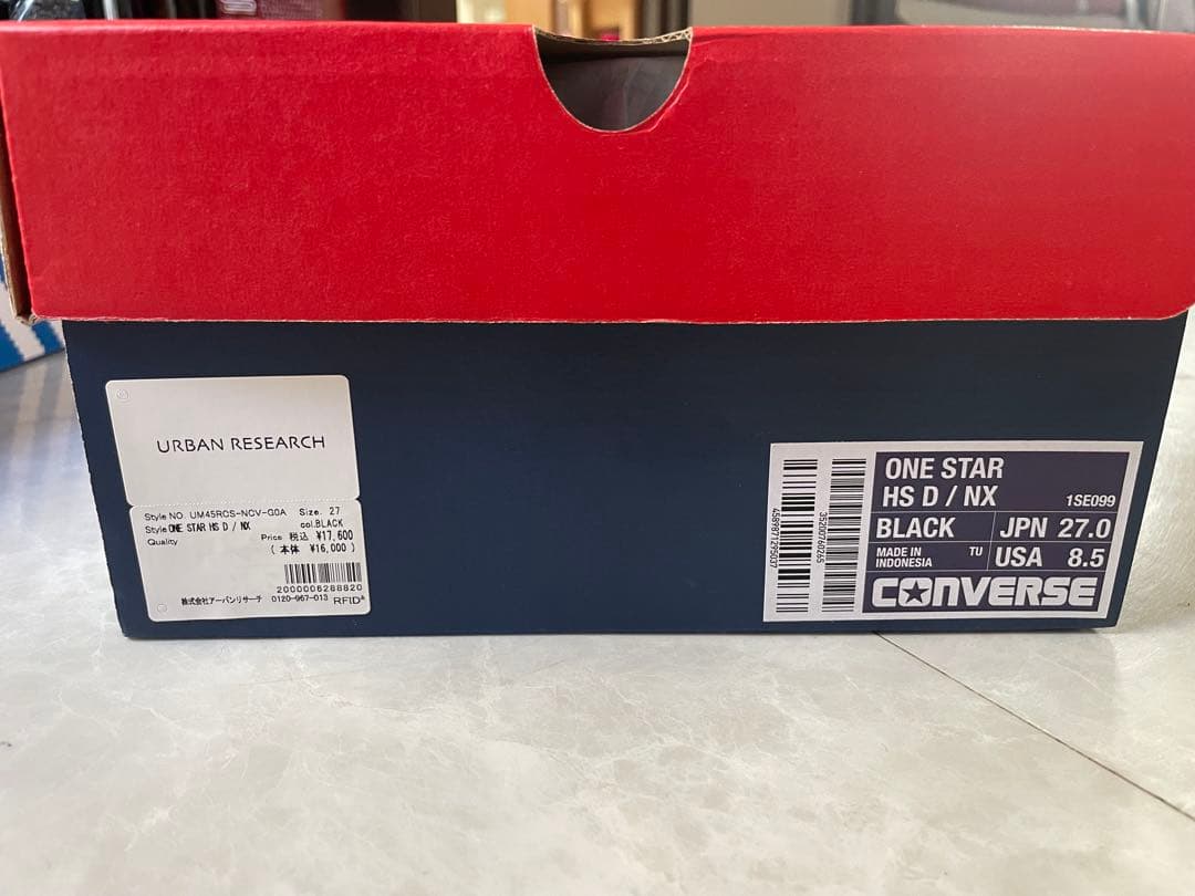 新品未使用NEXUSVII CONVERSE ONE STAR 27cm