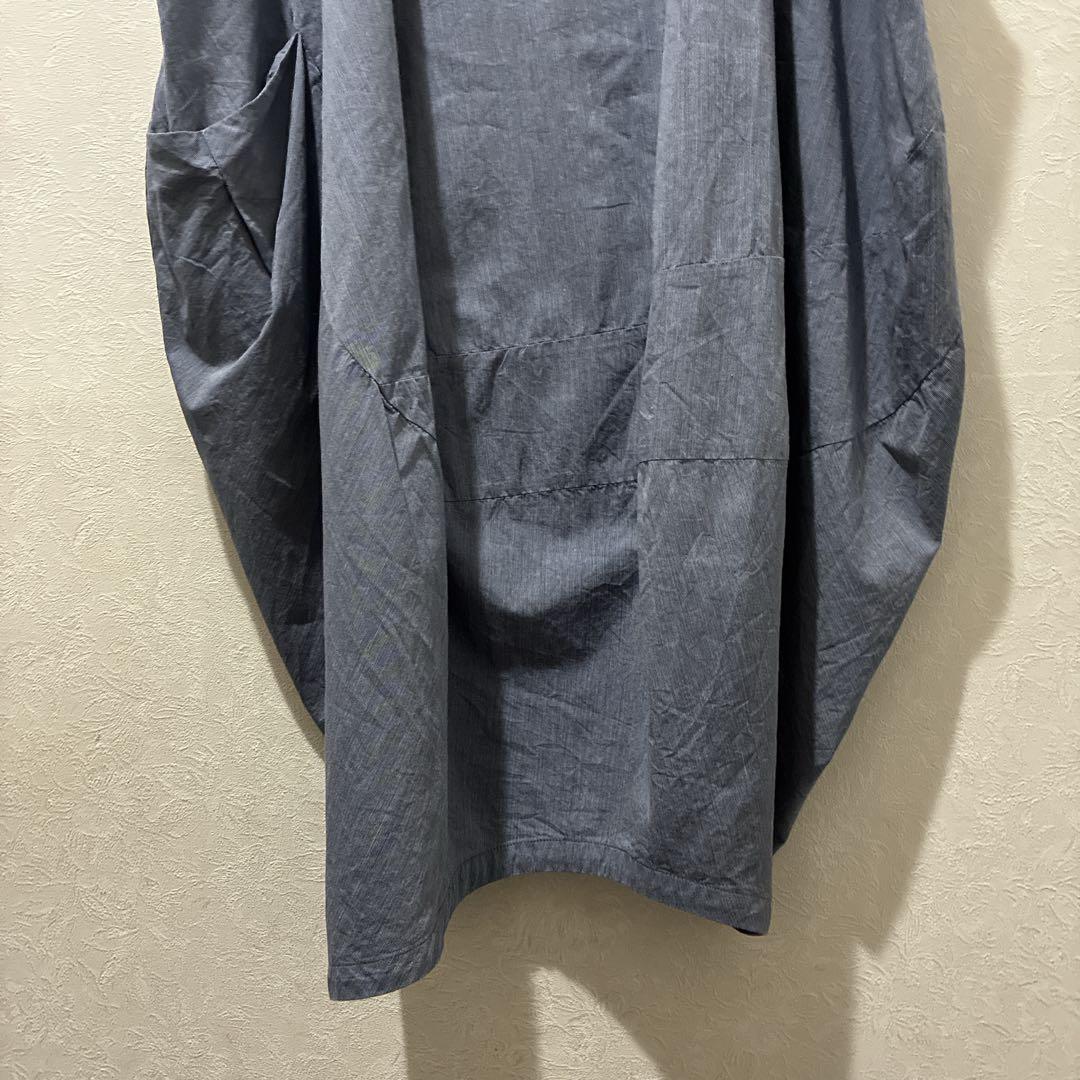 センソユニコ 芽風 m-mefu ロングワンピース アシンメトリー コクーン