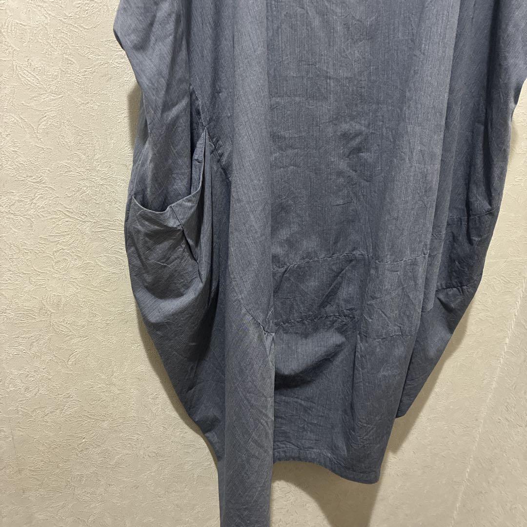 センソユニコ 芽風 m-mefu ロングワンピース アシンメトリー コクーン