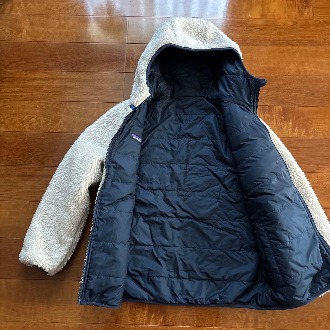 【Patagonia】キッズ・リバーシブル・レディ・フレディ・フーディ　サイズM