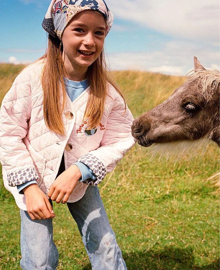 sissel edelbo キッズ キルティングジャケット