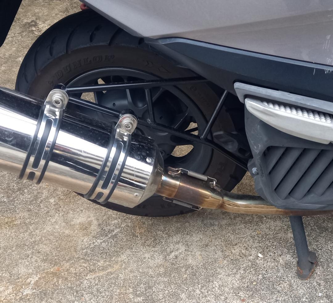 リード125 JF45 キタコ (KITACO) GPRダウンマフラー