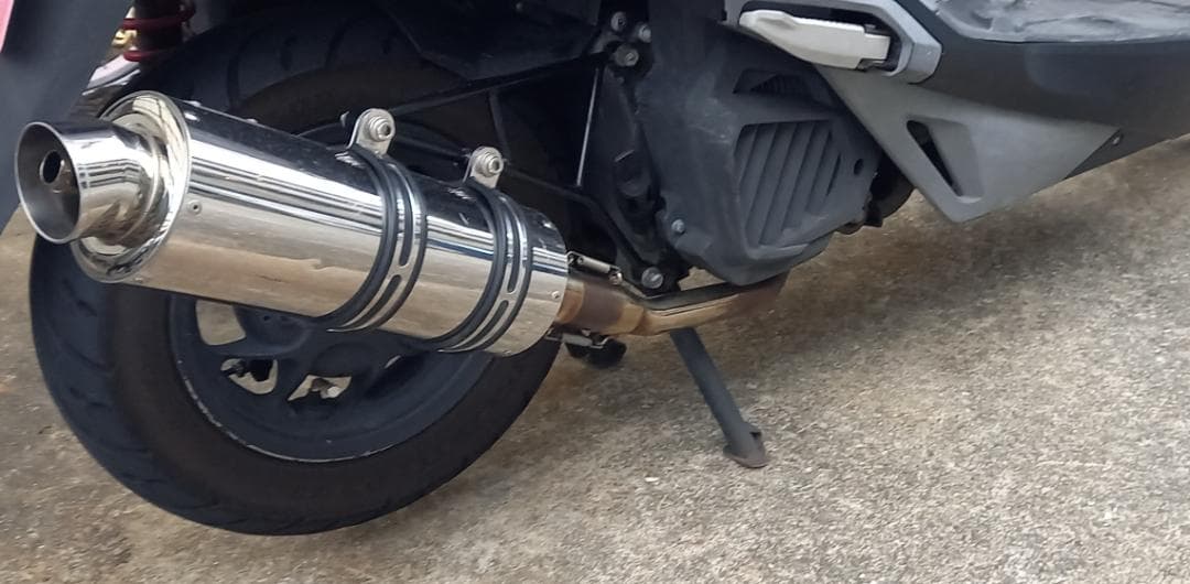 リード125 JF45 キタコ (KITACO) GPRダウンマフラー