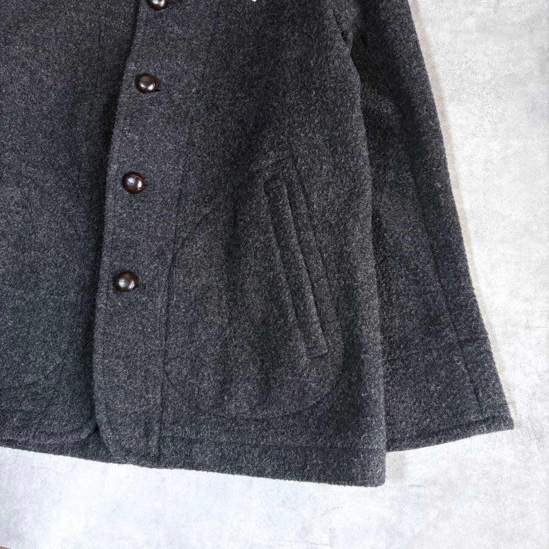 ジャケット・アウター DANTON WOOL PILE ROUND COLLAR JACKET 40