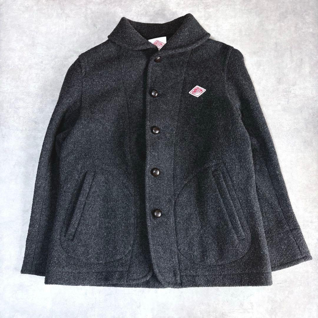 ジャケット・アウター DANTON WOOL PILE ROUND COLLAR JACKET 40