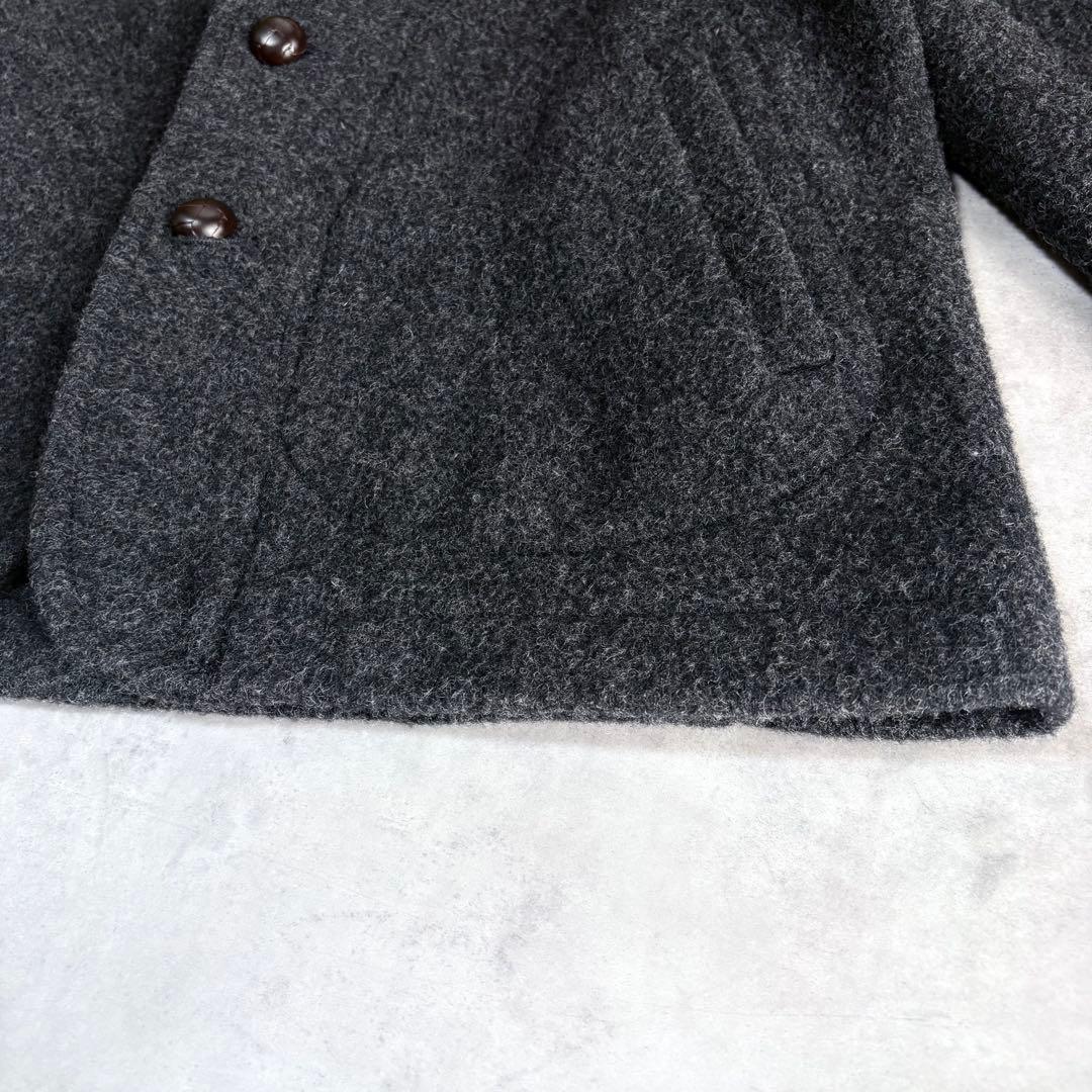 ジャケット・アウター DANTON WOOL PILE ROUND COLLAR JACKET 40