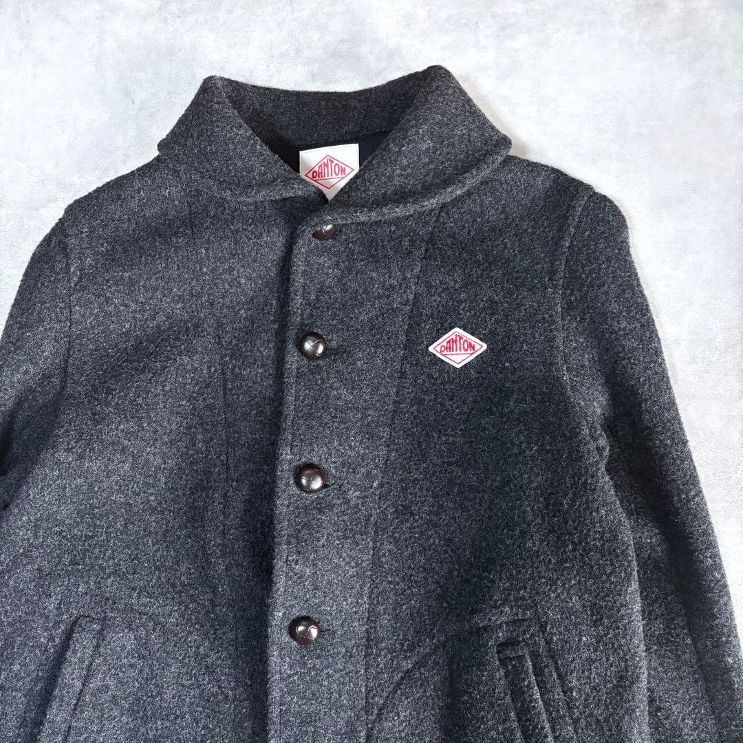ジャケット・アウター DANTON WOOL PILE ROUND COLLAR JACKET 40