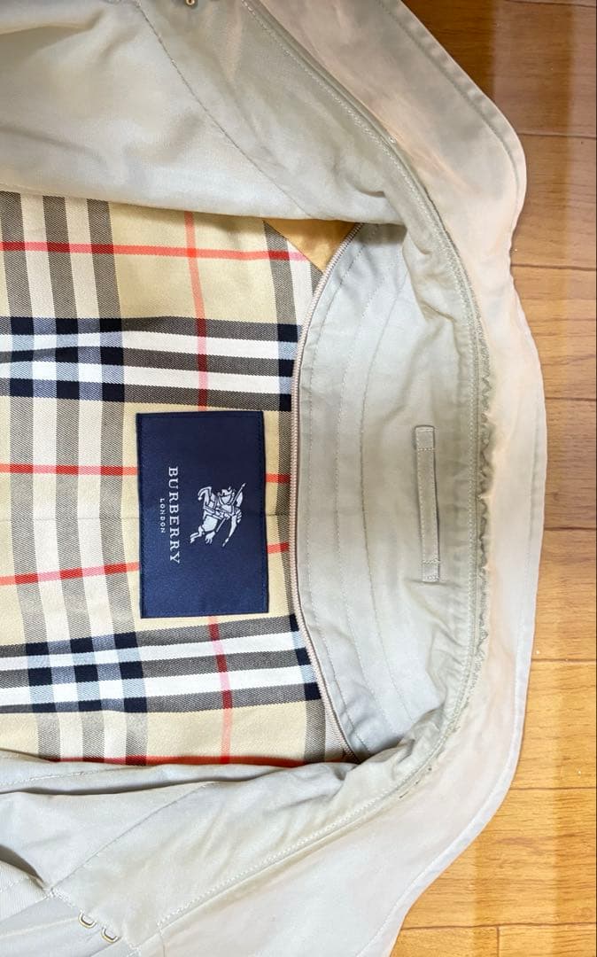 【BURBERRY 】メンズ バーバリー ベージュ トレンチコート