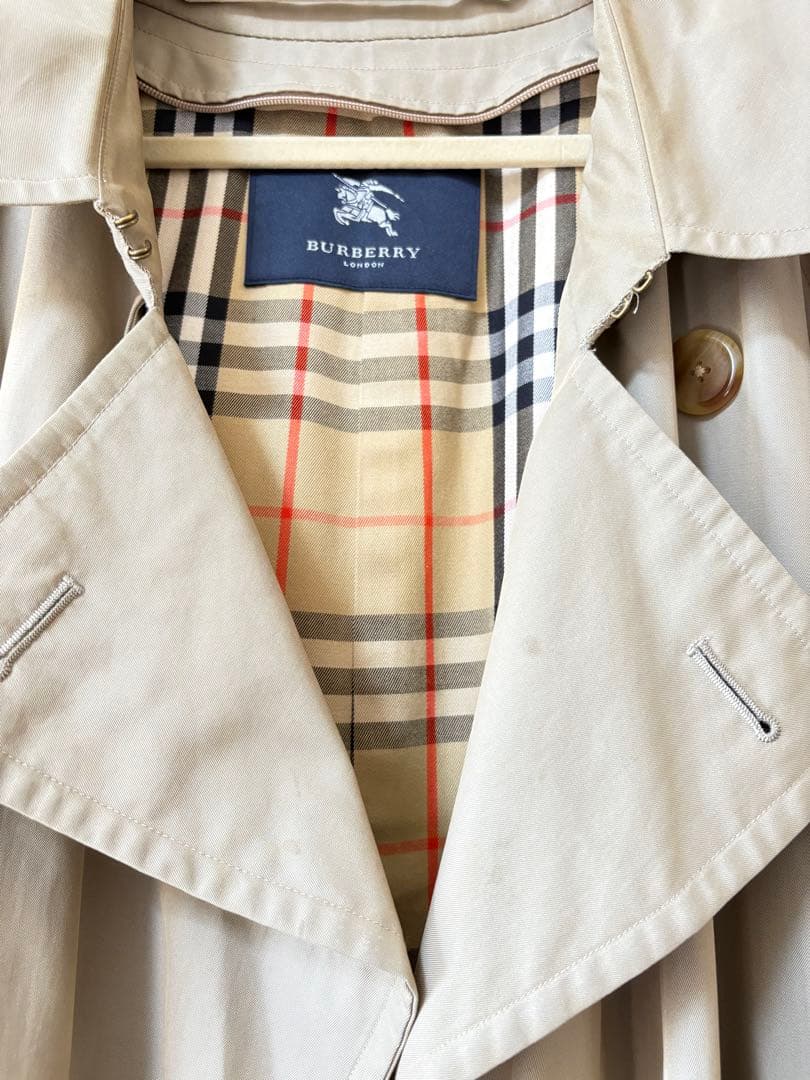 【BURBERRY 】メンズ バーバリー ベージュ トレンチコート