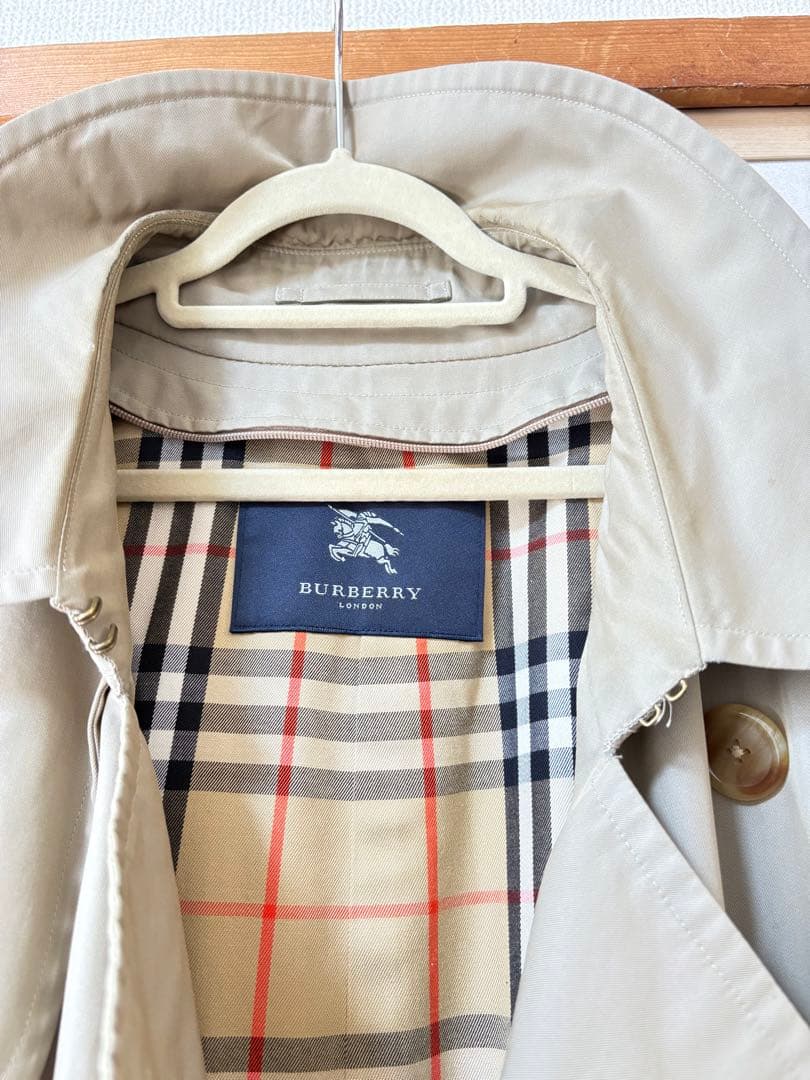 【BURBERRY 】メンズ バーバリー ベージュ トレンチコート