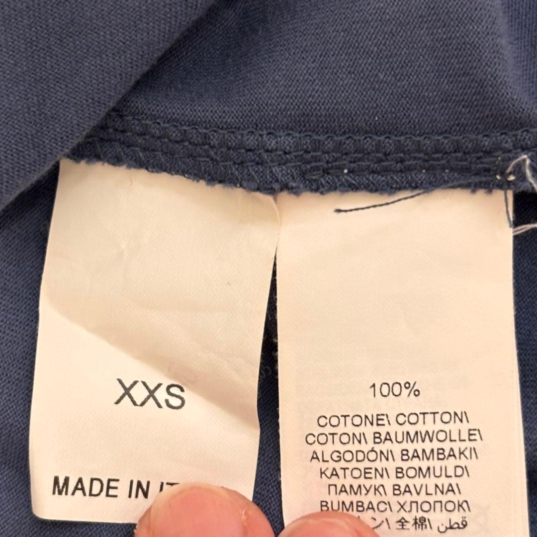 美品 ブルネロクチネリ 長袖 スリムフィット ポロシャツ Sサイズ ネイビー