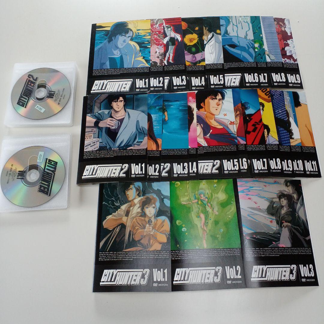 アニメ　DVD　シティーハンター 1～3　23本セット