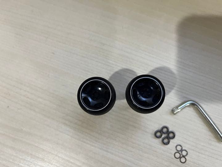 ★☆ DRT バリアル ハンドルノブ 単体 2個セット　ブラック　超美品