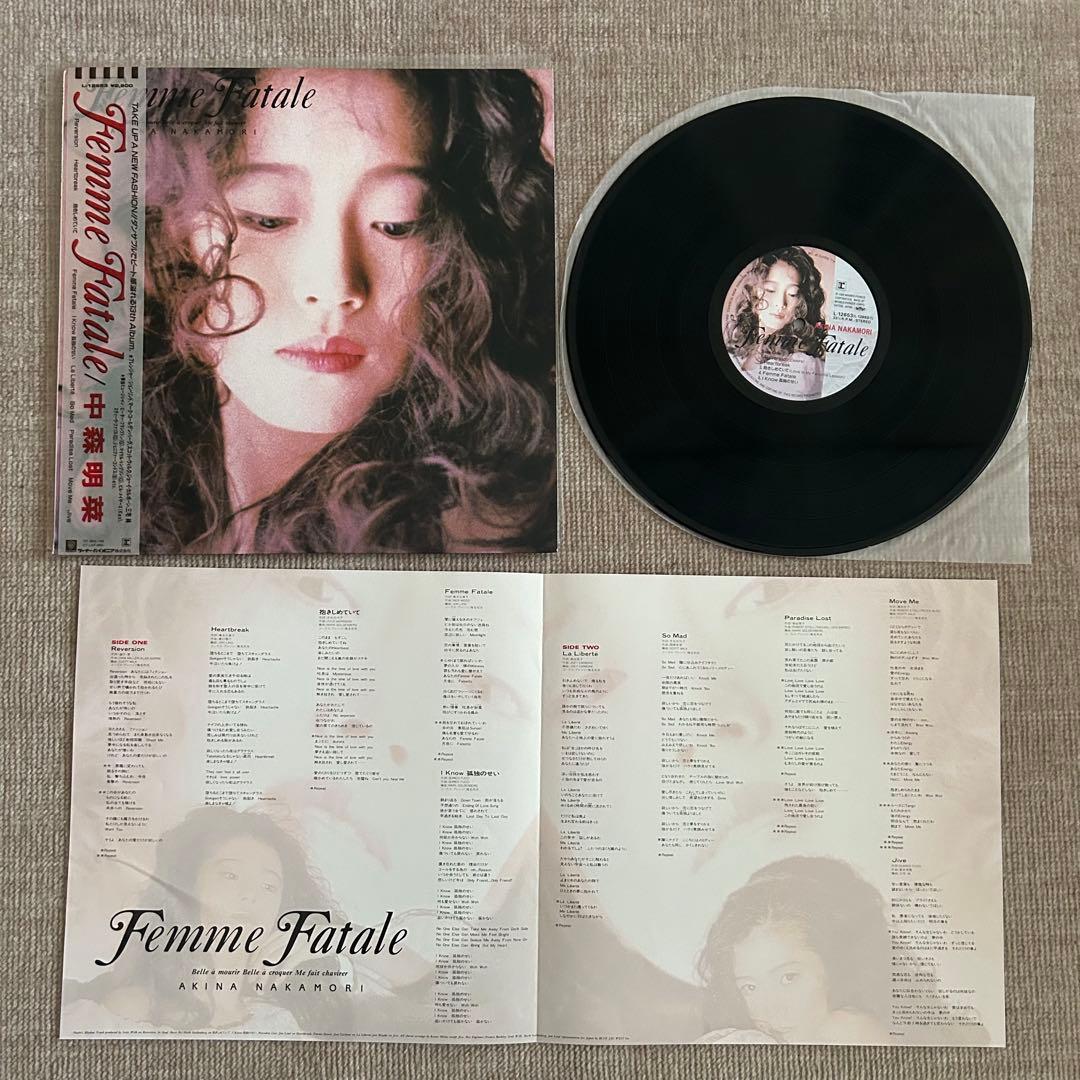 中森明菜　オリジナル盤　レコード4枚