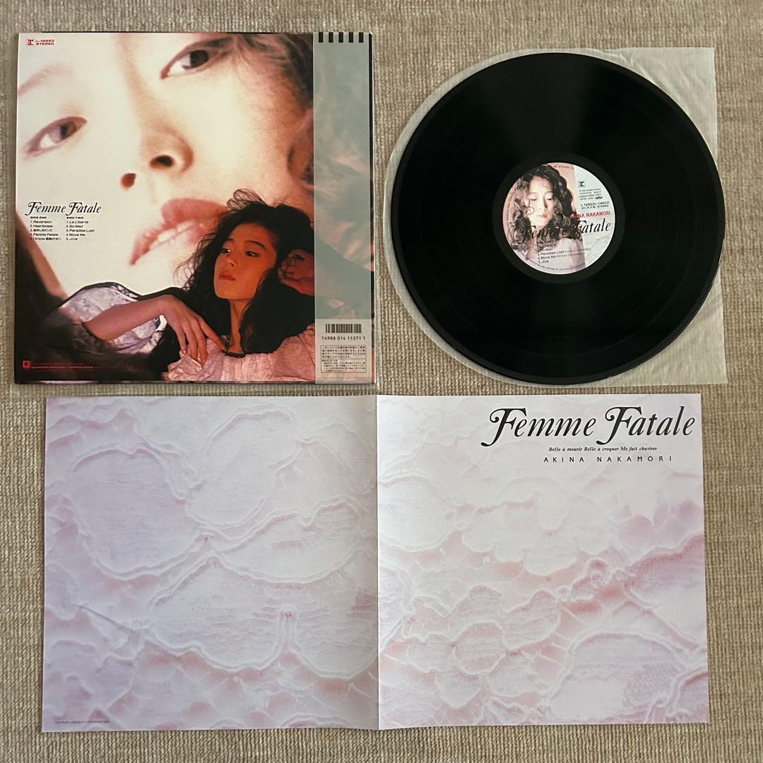中森明菜　オリジナル盤　レコード4枚