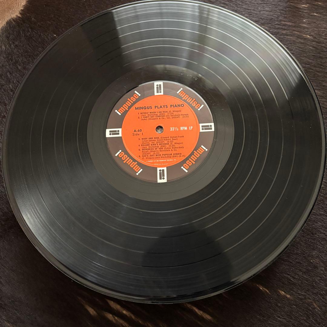 MINGUS PLAYS PIANO RVG オリジナルMONO 極美盤