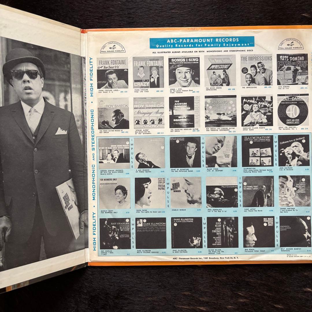 MINGUS PLAYS PIANO RVG オリジナルMONO 極美盤