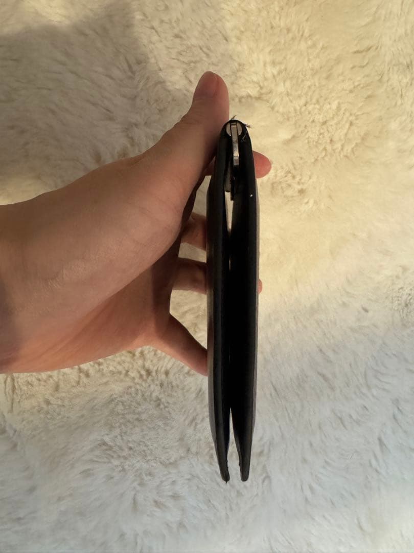 ベルルッティ レザー マネークリップ ブラウン店舗にて磨き済み