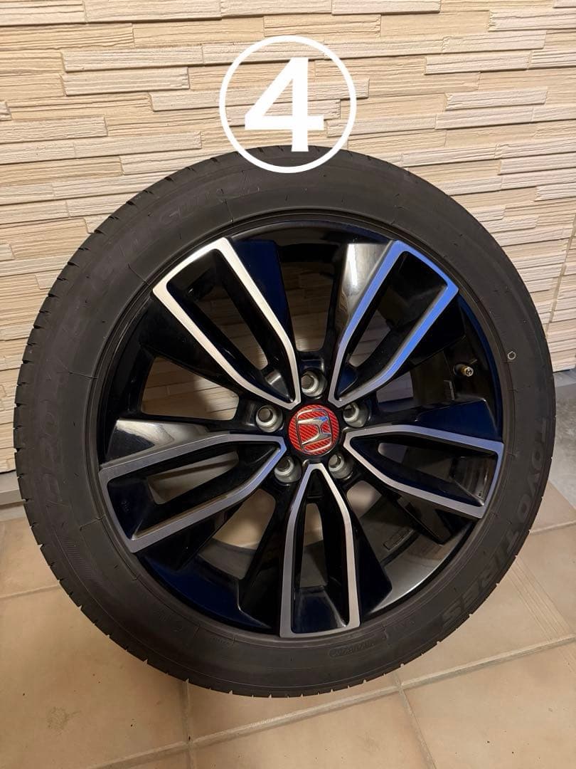 ④ ヴェゼル純正ホイール225/55/R18 1シーズン使用18インチ　４本