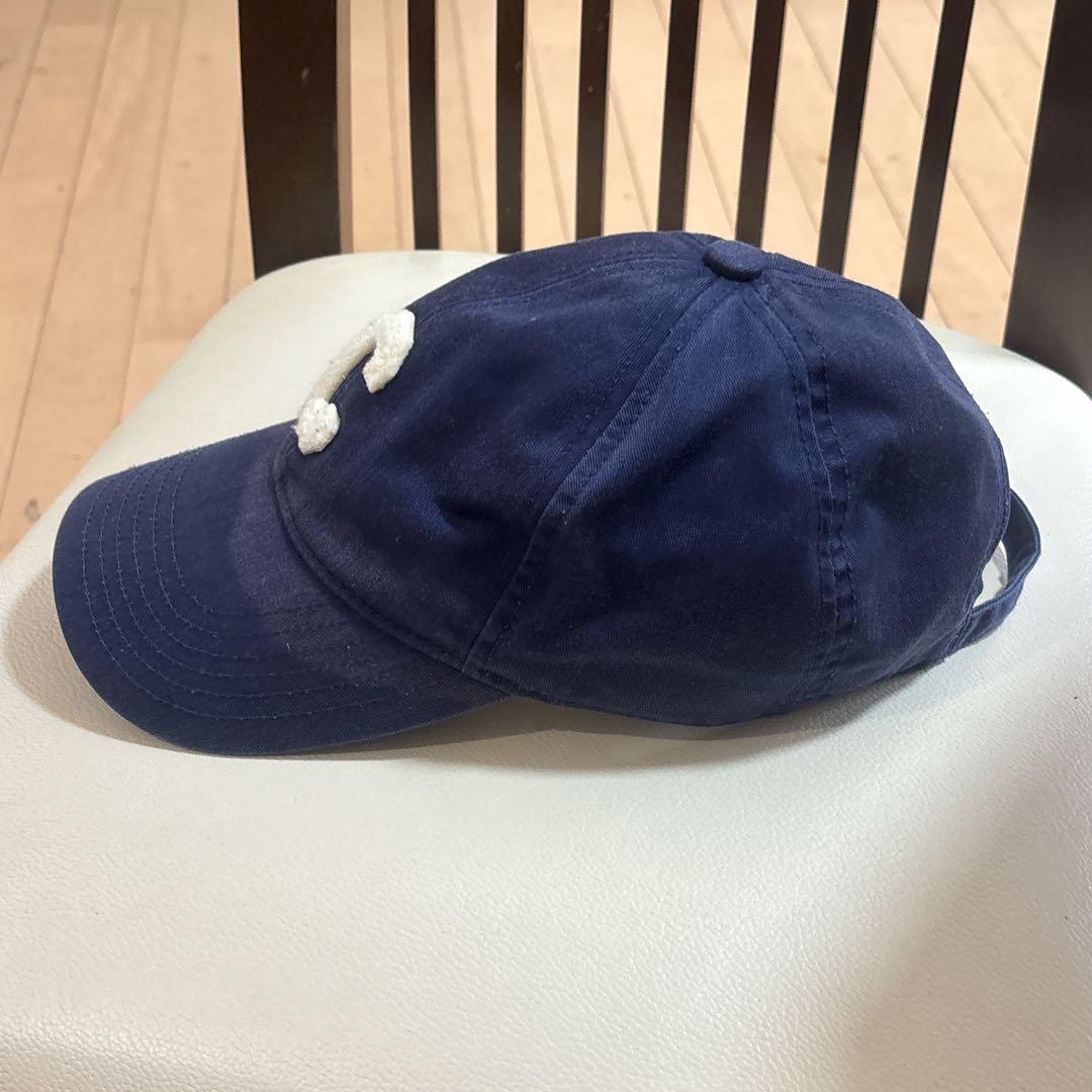 セリーヌ　CELINE Cロゴキャップ ネイビー