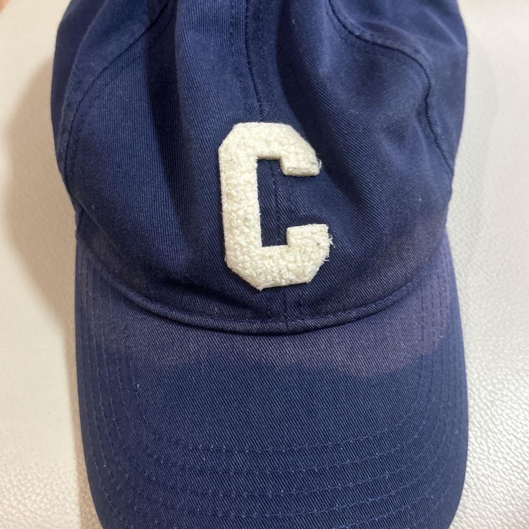 セリーヌ　CELINE Cロゴキャップ ネイビー