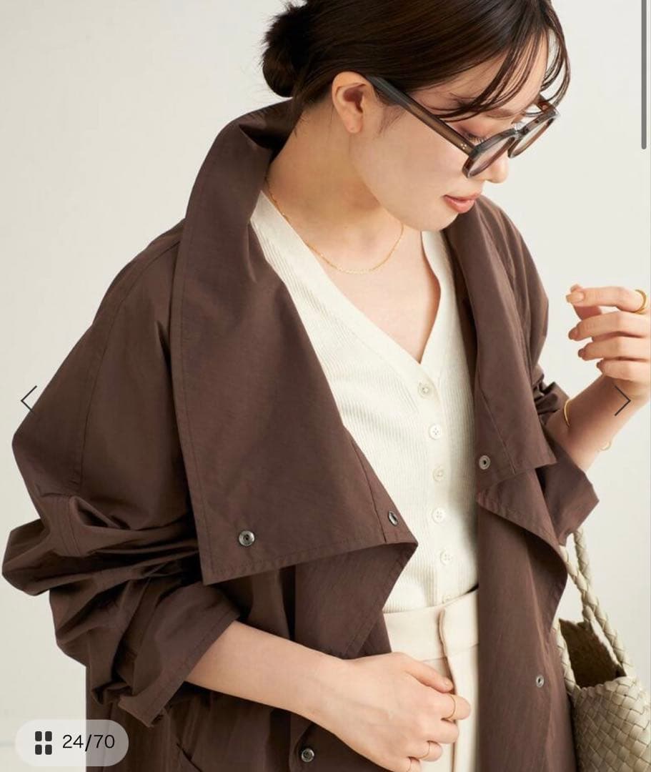 R’IAM LOOSE トレンチコート■plage