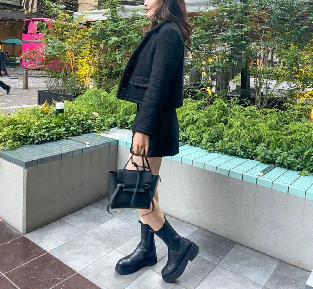 引越しの為値下げしますCELINE ツイードジャケット　ブラック　38