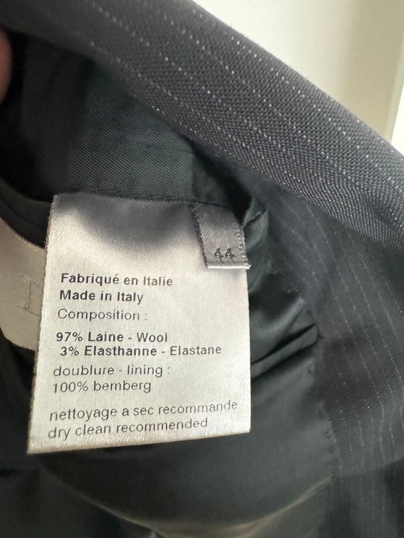 ポ*ダ様 エディ期ディオールオム ストライプスーツ 44