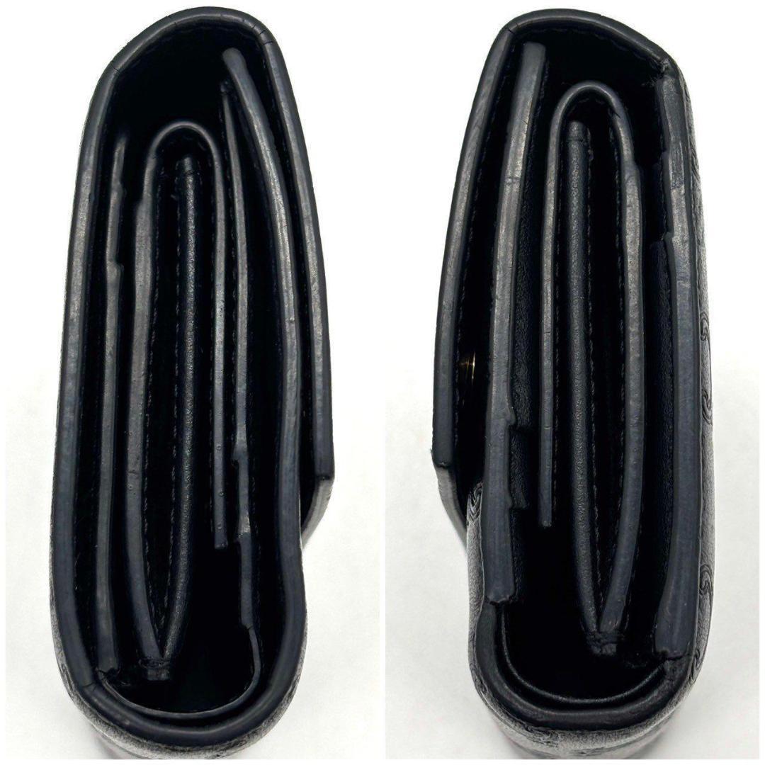 け*ん様 セリーヌ　三つ折り財布 コンパクトウォレットトリオンフ 総柄 エンボス