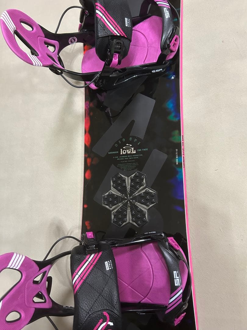 スノーボード3点セットSAVANDER 138 × SPビンディング　ケース付き