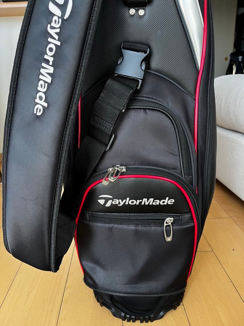 良品テーラーメイド CB KY833トゥルーライト キャディバッグ　9型軽量　黒