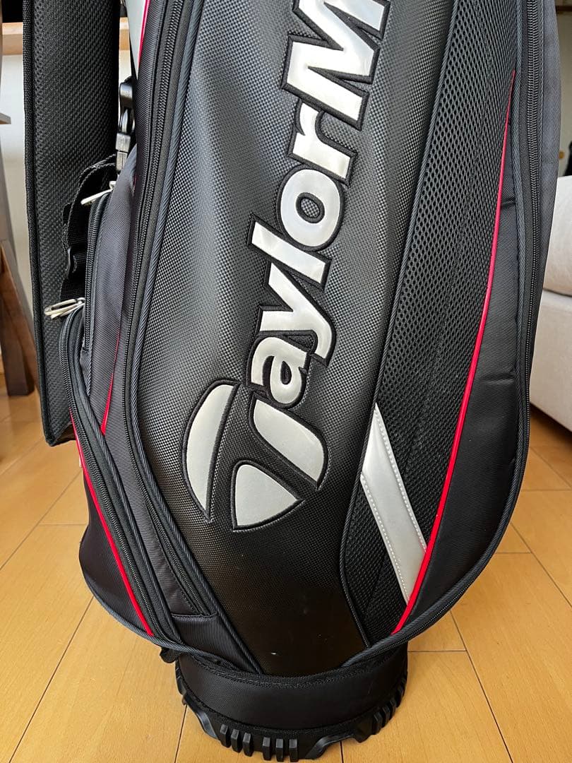 良品テーラーメイド CB KY833トゥルーライト キャディバッグ　9型軽量　黒